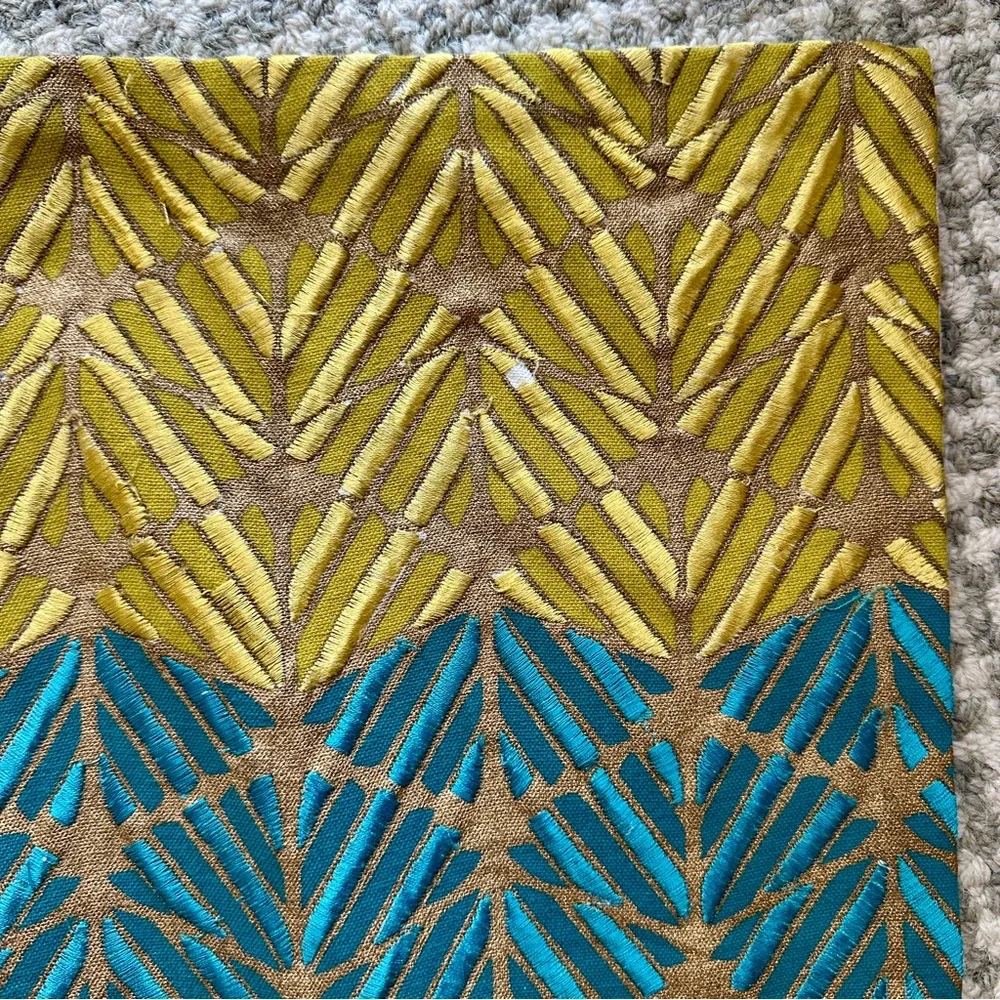 NWOT Set of‎ TWO Colorful Geometric Patterned Pillowcases